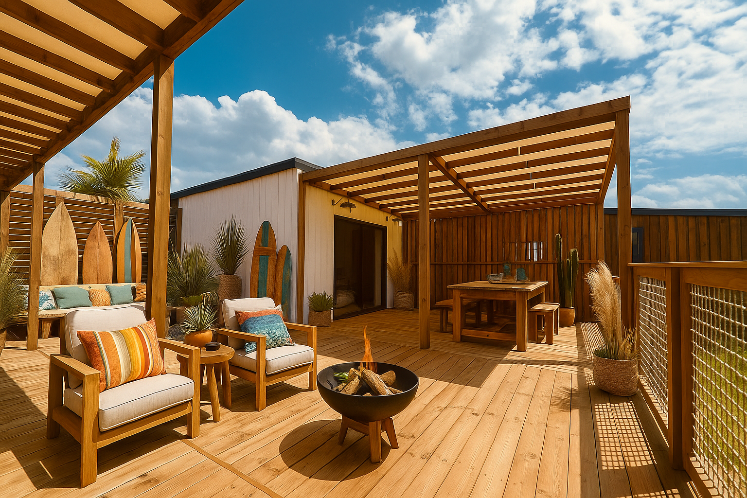Beach house et bord de mer